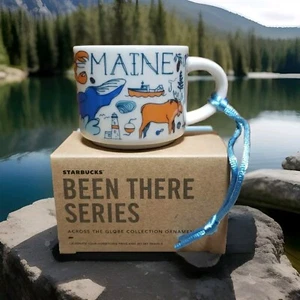 Starbucks Maine Been There Series Collector Ornament Mini Mug 2 oz. New In Box - Picture 1 of 7