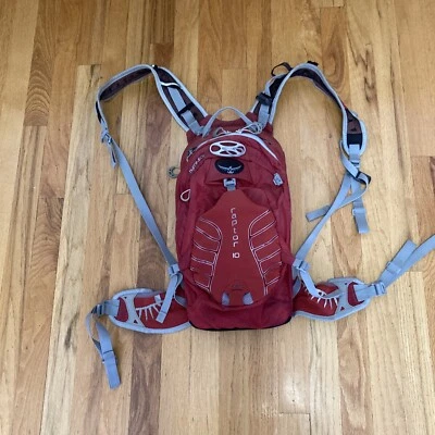 Osprey Raptor 10 Mochila Hidratación Bicicleta Hombre Hidráulica SIN Rojo Vejiga.  S/M Foto 1 de 4