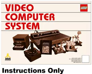 LEGO ISTRUZIONI SOLO 2600 SISTEMA COMPUTER PER VIDEOGIOCHI 10306 Nuovo dal set - Foto 1 di 2