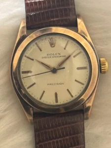 Rolex Ref6420 Speed King Pink Gold Manual winding Watch Case size 30mm Vintage - Picture 1 of 7