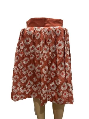 Anthropologie Plenty by Tracy Reese Embroidered Skirt Sz 2 Floral Lined - Image 1 of 4