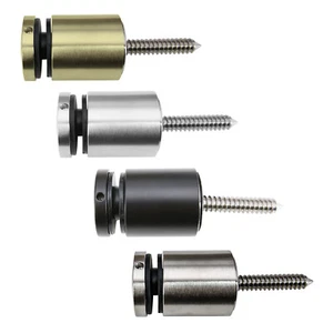 Separador de vidrio ajustable de acero inoxidable 316 grado 1-31/32 pulgadas (50 mm) de diámetro - Imagen 1 de 17