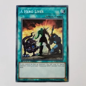 A Hero Lives - SGX2-ENA16 - NM - Secret Rare - 1st ed - Speed Duel -Yugioh - Picture 1 of 2
