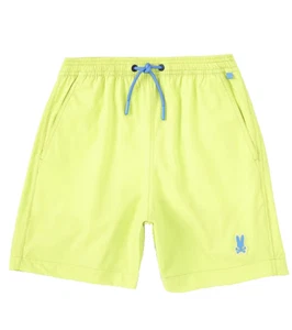 PSYCHO BUNNY KIDS SHORT GREEN B0W321B2SW LIME - Picture 1 of 2