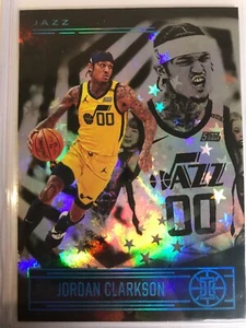2020-21 Panini Illusions Starlight Blue Jordan Clarkson #16 Utah Jazz Case exitoso - Imagen 1 de 3