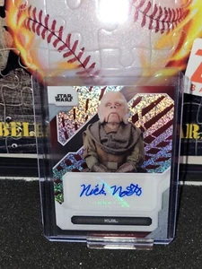 2024 Topps High Tek Star Wars KUIIL RED AUTO #2/5 - Photo 1/2