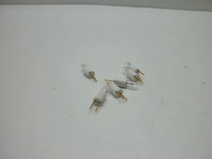 JKL 7309 MINIATURE LAMP BULBS 6V SUBMINIATURE BI-PIN BASE T-1 1/4 (LOT OF 6) NNB - Picture 1 of 4