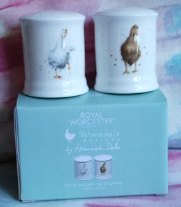 WRENDALE Royal Worcester DUCKS SALT & PEPPER set White BN!! Boxed! - Picture 1 of 3
