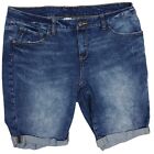 Time And True Womens Jean Shorts  Blue Size 16