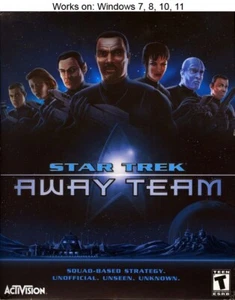 Star Trek: Away Team PC Game 2001 Activision Windows 10 11 - Picture 1 of 2