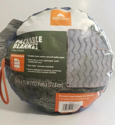 Ozark Trail Outdoor Equipment - Packable Blacket - 60in x 70in - Image 1 of 3