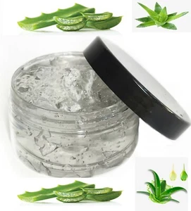100% PURE ALOE VERA GEL - RELIEVE ECZEMA ACNE PSORIASI - PARABEN FREE - - Picture 1 of 6