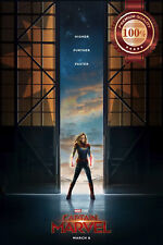 CAPTAIN MARVEL HIGHER FURTHER FASTER OFFICIAL MOVIE PRINT PREMIUM POSTER