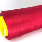 Red 100% SILK GLOSSY Yarn on Cone for Crafts LACE WEIGHT 2 PLIES