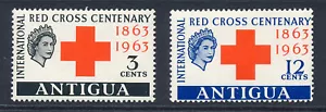 1963 RED CROSS CENTENARY COMPLETE COLLECTION OF ALL COUNTRIES MNH - Picture 1 of 5