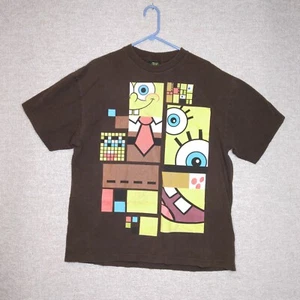 Spongebob Squarepants Scrambled Tee Shirt 2009 Retro XL Unisex T-Shirt Fifth Sun - Picture 1 of 10