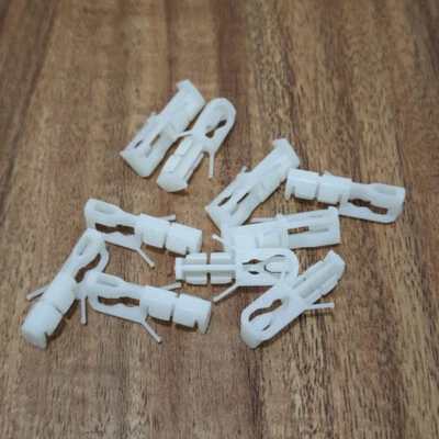 10Pcs Roof Moulding Clip White Nylon Retainer For HONDA  Legend TL Prelude - Image 1 of 3