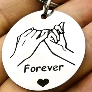 Schlüsselanhänger Forever, Partner, Liebe, Freundschaft, Valentinstag, Geschenk - Bild 1 von 4