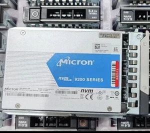 MICRON 6.4TB U.2 9200 MAX NVME SSD SERIES MTFDHAL6T4TCU-1AR1ZABYY Fedex - Picture 1 of 5