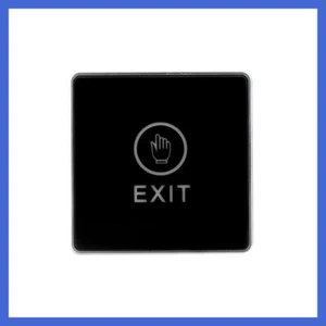 Door Touch Exit Button Push Home Release Switch Panel Access Control LED Light - Picture 1 of 11