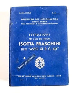 ISTRUZIONI ISOTTA FRASCHINI ASSO 1935 (6101) - Picture 1 of 8