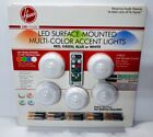 New Hoover Led Surface Mounted Multi-Color Accent 5 Pack Puck Lights W/ Remote