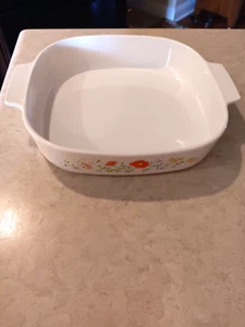 Vintage Corning Ware A-10-B Wildflower Casserole Dish No Lid - Picture 1 of 6