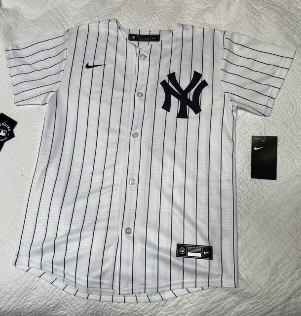 New York Yankees Youth V Neck Team Jersey Blue/Gray - XS,S,M,L,XL
