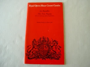 Programme: ROH Covent Garden 1982 La Bayadere/The Two Pigeons Lanchbery - Picture 1 of 4