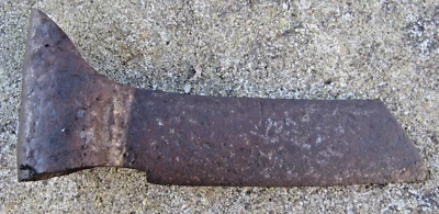 Outil ancien petit coutre départoir fendoir  fer forgé - Photo 1/4