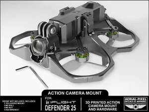 Montaje para cámara de acción iFlight Defender 25 GoPro - Imagen 1 de 6