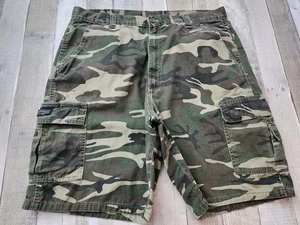 Pantalones Cortos Carga Wrangler Camuflados Desteñidos Para Hombre 38(*37)x10 - Imagen 1 de 11