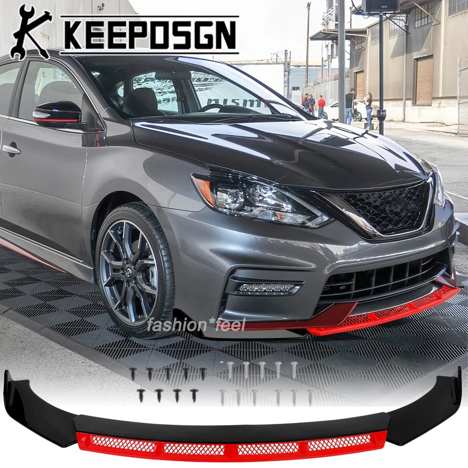 Комплект деталей кузова спойлер закраина переднего бампера для Nissan Sentra SE SR SV JDM - Изображение 1 из 4