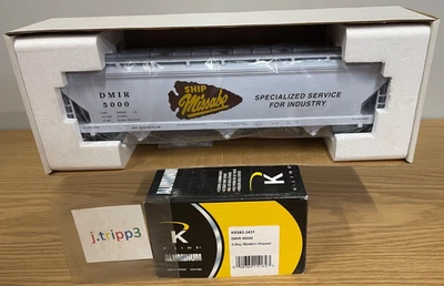 K-LINE K6243-3431 DMIR Duluth Missabe 3-Bay Aluminum Hopper Car Train O Scale - Image 1 of 3