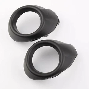 High Quality Fog Light Covers Lamp Covers Black Fits Fiesta Focus Lamp Cover ABS - Picture 1 of 11