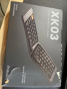 ProtoArc XK03 Foldable Bluetooth Keyboard – Ergonomic, Slim, - Picture 1 of 2