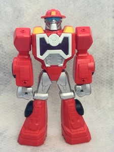 2013 Hasbro Transformers 11" Action Figure ~ Rescue Bots HEATWAVE ~ Fireman - Picture 1 of 3