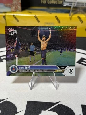 Desire Doue - SHORT PRINT Image Variation - Topps Now 162 - UCL Final - Image 1 of 3