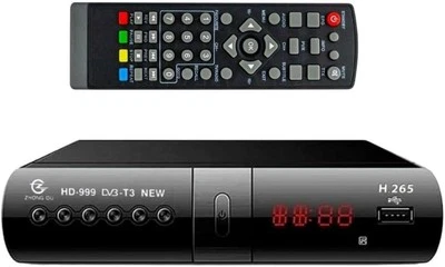 Decoder Digitale Terrestre DVBT 2 H 265 HEVC 10 FULL HD HDMI/SCART USB LAN con - Immagine 1 di 4