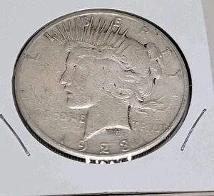 PEACE 1923S SILVER COIN - Picture 1 of 2