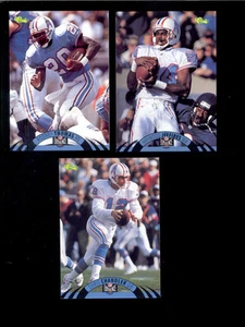 1995 EXP Houston Oilers Set CHRIS CHANDLER HAYWOOD JEFFIRES RODNEY THOMAS - Picture 1 of 1