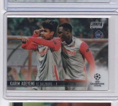 KARIM ADEYEMI '21 STADIUM CLUB CHROME UEFA CHAMPIONS LEAGUE ROOKIE CARD - Image 1 of 4