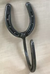 Horseshoe Western-Cowboy Décor, Coat Or Tack Hook Southwest Theme, Ariz. Crafts - Picture 1 of 8