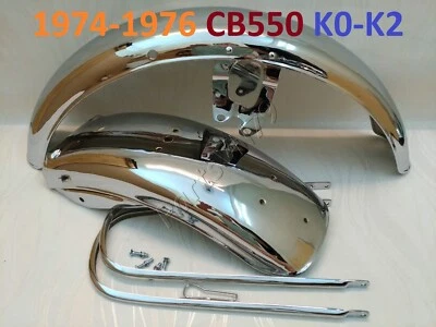 1975-1976 Honda CB550K Four K1-K2 Front & Rear Fender. 1974 Honda CB550 K0 Guard — 第 1/4 张图片