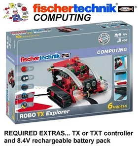 fischertechnik 508778 TX/TXT Robot Explorer kit - 6 models, 400 parts - Foto 1 di 3