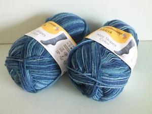 100 g Sockenwolle Schachenmayr Regia 4fädig - mini Stripes Color Strumpfwolle 2 - Bild 1 von 6