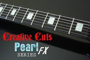 Blocks Vinyl inlays Gibson ES 70's SG style for Solid Hollow Body GUITAR MOP - Picture 1 of 4