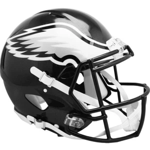 Philadelphia Eagles schwarz Alternate Riddell Speed Authentic Football Helm - Bild 1 von 4