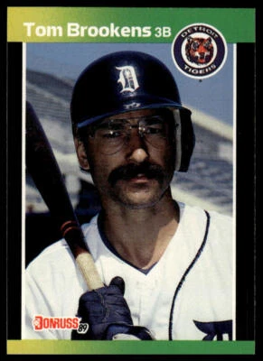 1989 Donruss #508 Tom Brookens - Image 1 of 2
