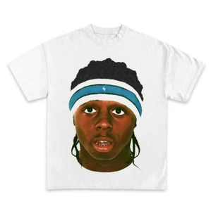 LIL WAYNE T-SHIRT Rap Tee Vintage Style Concert Merch Graphic Jumbo Face Tee Rar - Picture 1 of 6